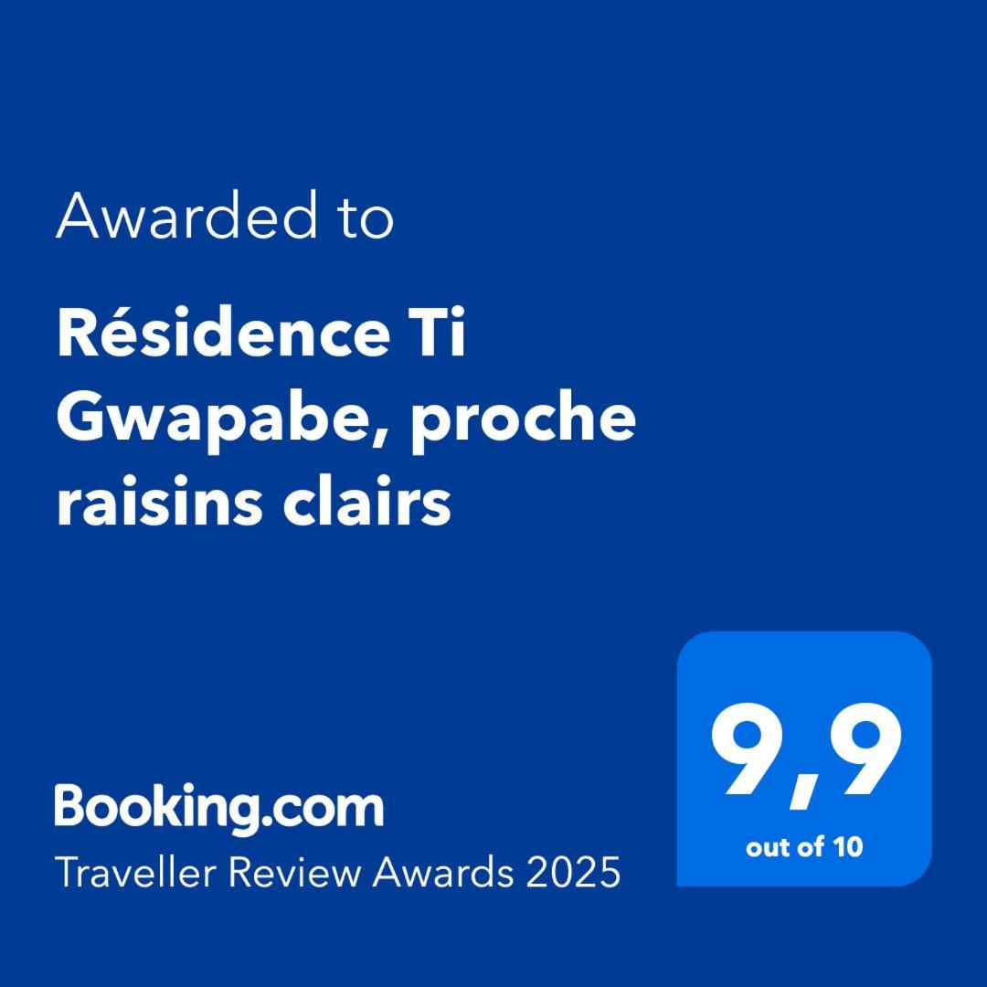 Residence Ti Gwapabe, Proche Raisins Clairs Saint-Francois  Dış mekan fotoğraf